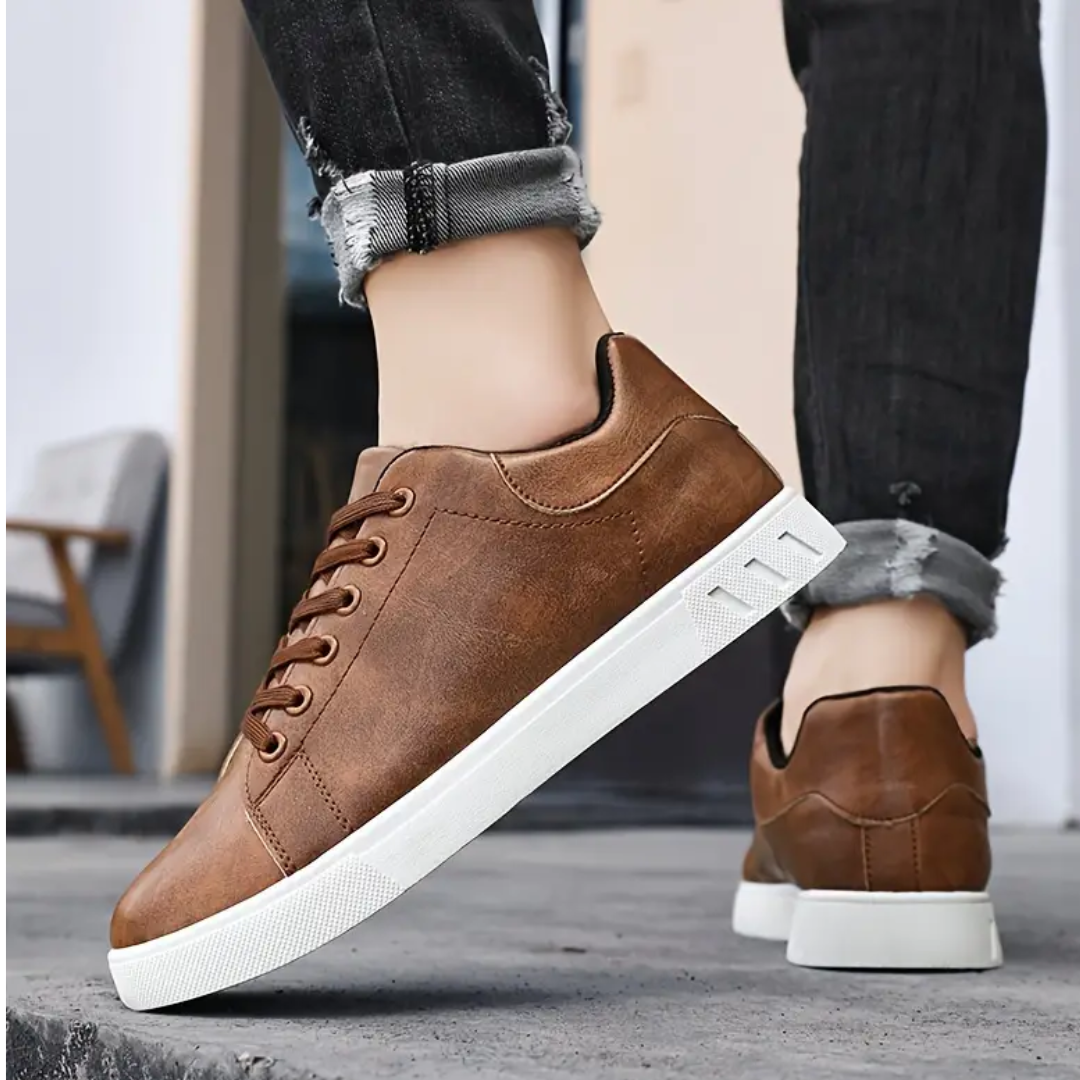 Randy - Herensneakers van nepleer