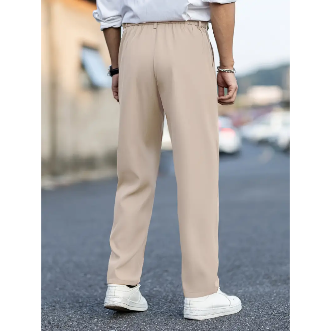 Steven - Vintage broek met knoopdetails