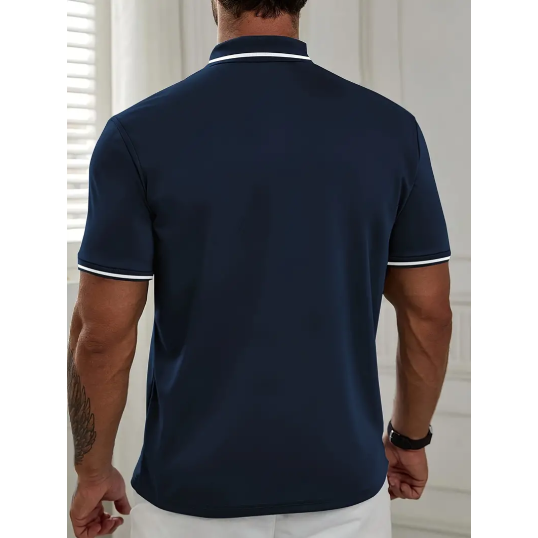 Willem - Casual polo met korte mouwen