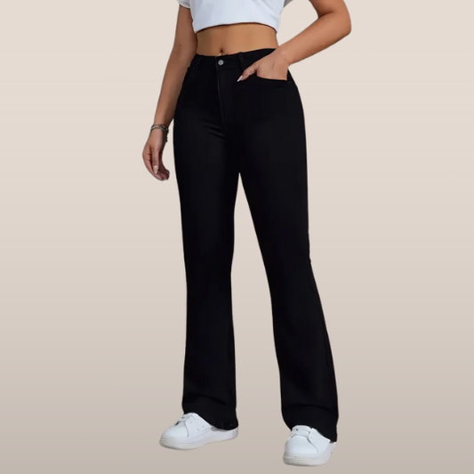 Johanna - Hoge taille elastische broek