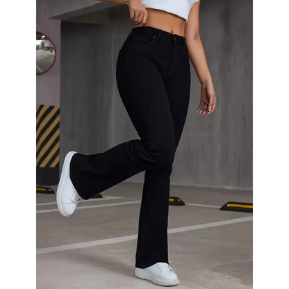 Johanna - Hoge taille elastische broek