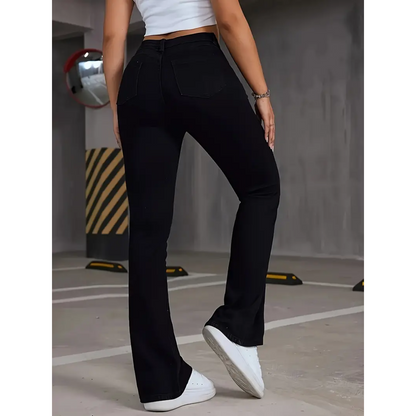 Johanna - Hoge taille elastische broek