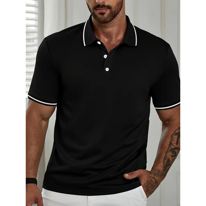Willem - Casual polo met korte mouwen