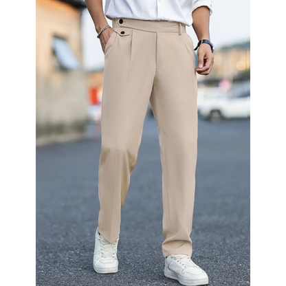 Steven - Vintage broek met knoopdetails