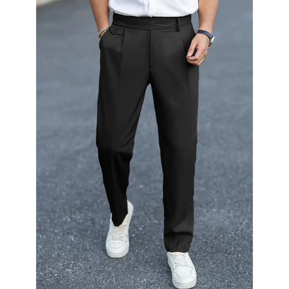 Steven - Vintage broek met knoopdetails
