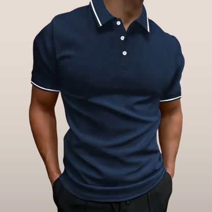 Willem - Casual polo met korte mouwen