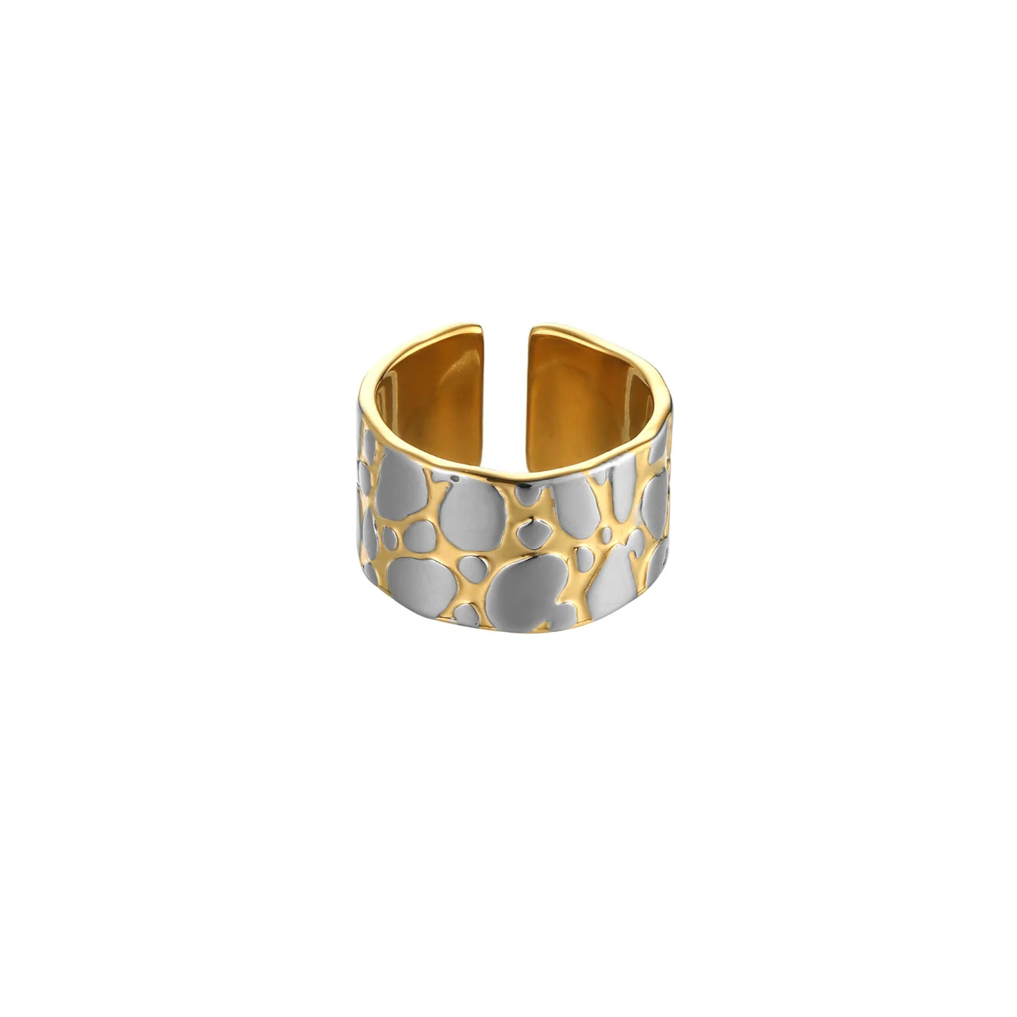 Dames Ring – Organische Emaille Compositie