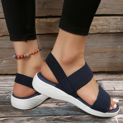 Dames Elastische Sandalen – Lichtgewicht en Slip-on Design
