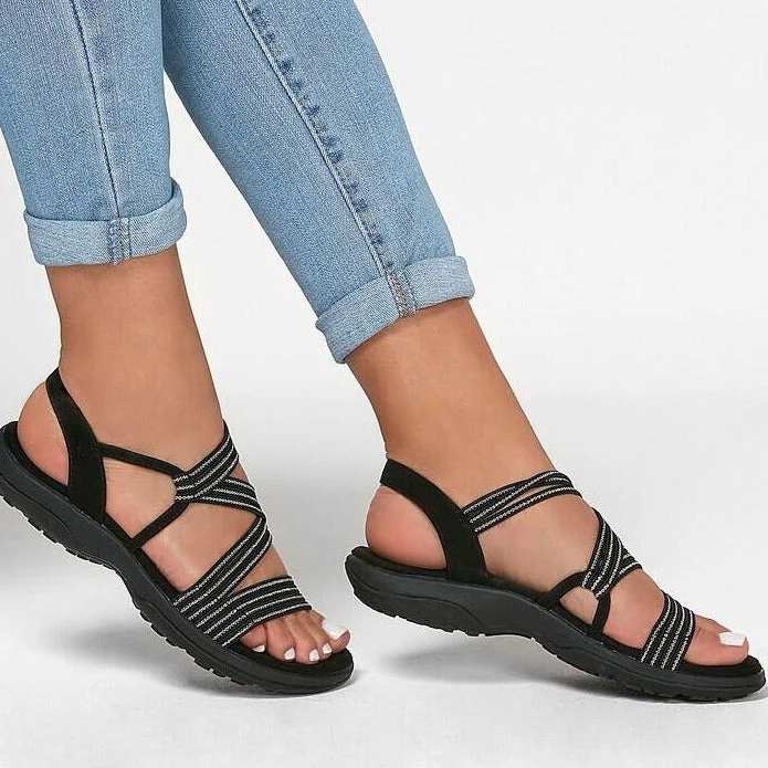 Dames Trekking Sandalen met Elastische Bandjes – Lichtgewicht Outdoor Comfort