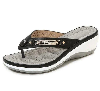 Orthopedische teenslippers met sleehak – Comfort voor elke stap