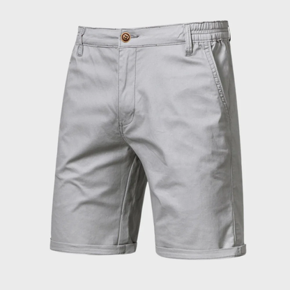 Heren Chino Short – Casual Katoenen Korte Broek met Elastische Taille