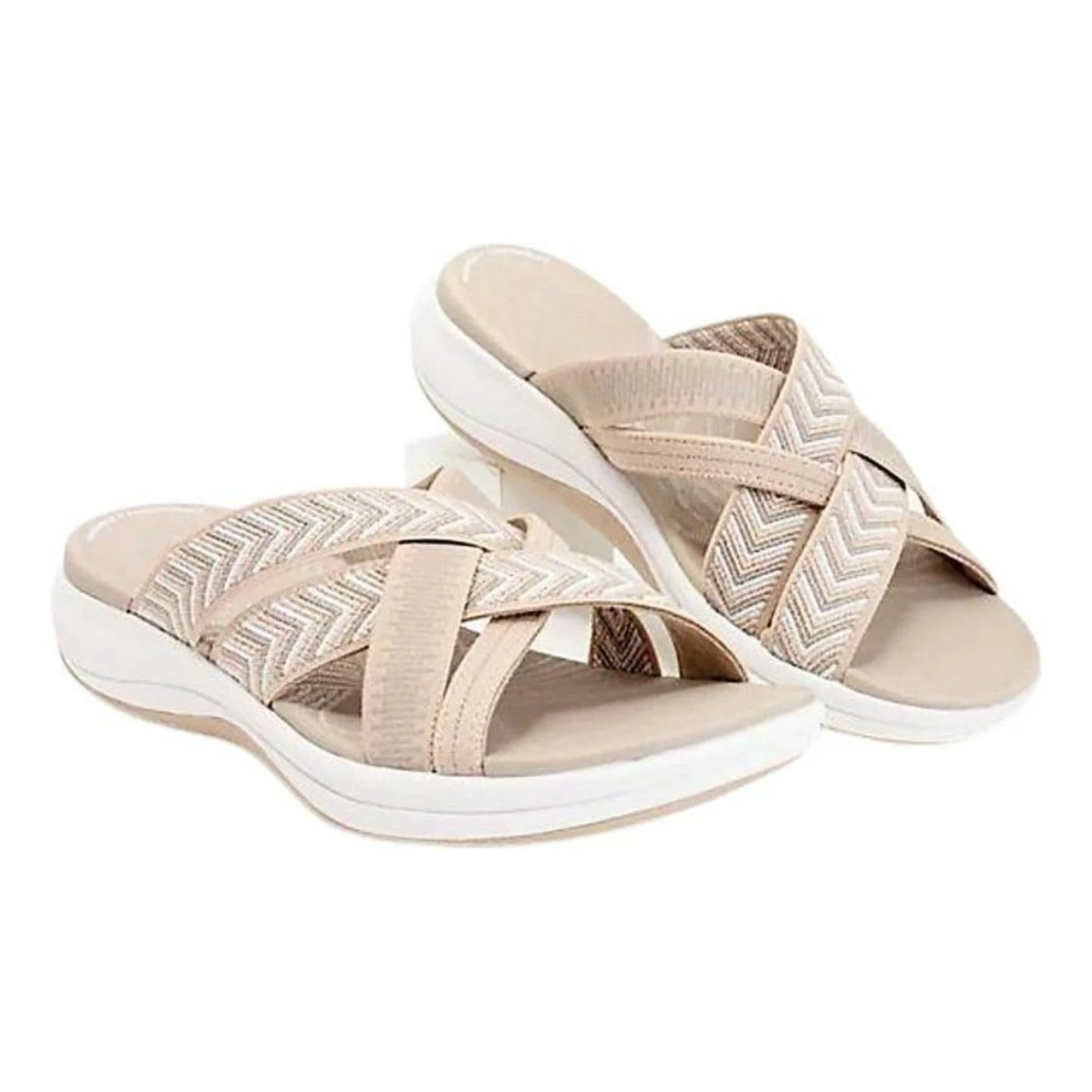 Dames Slippers – Zomerslippers met Kruisband en Lichtgewicht Zool