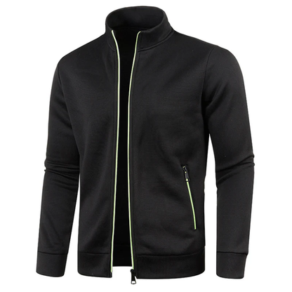 Heren Trainingsvest - Ritssluiting - Opstaande Kraag - Lichtgewicht - Sportief Design
