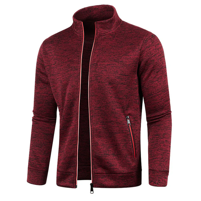 Heren Trainingsvest - Ritssluiting - Opstaande Kraag - Lichtgewicht - Sportief Design