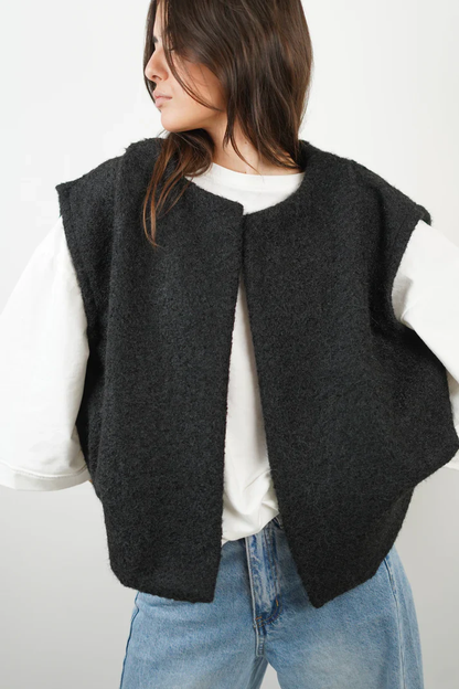 Gebreide mouwloze gilet – Warme laag met een nonchalante look