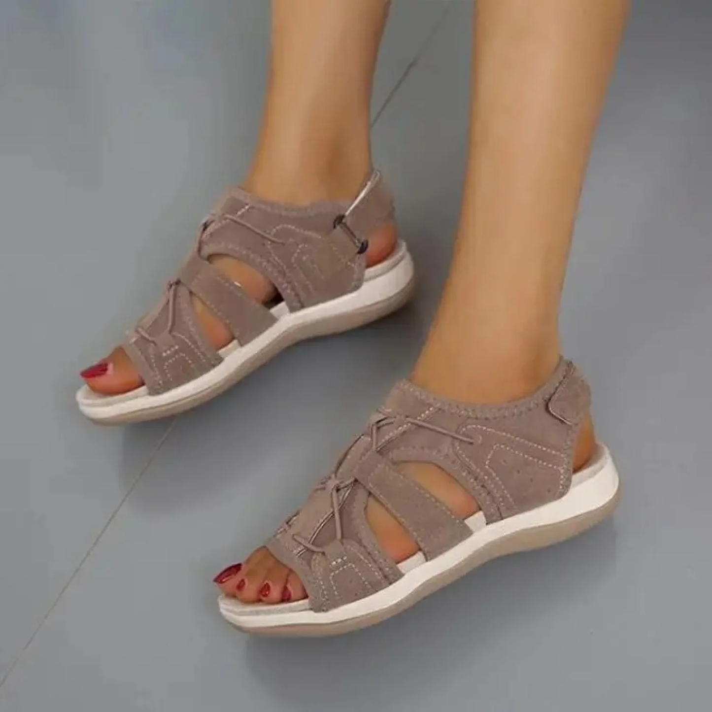 Dames Wandelsandalen – Gesloten Teen met Klittenbandsluiting