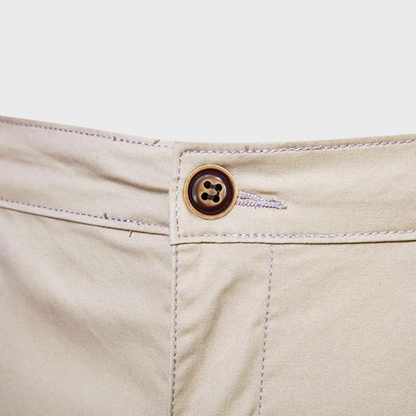 Heren Chino Short – Casual Katoenen Korte Broek met Elastische Taille