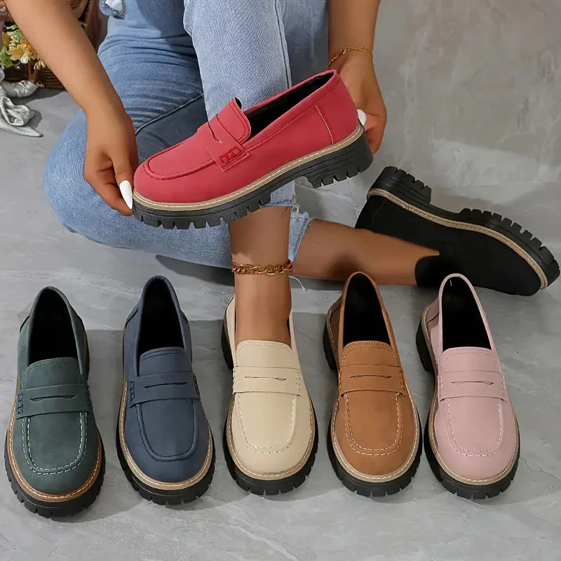 Dames Loafers - Antislip Zool - Platte Instapper - Casual