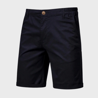 Heren Chino Short – Casual Katoenen Korte Broek met Elastische Taille