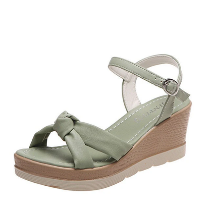 Dames Sleehak Sandalen met Gespsluiting – Elegant en Lichtgewicht Ontwerp