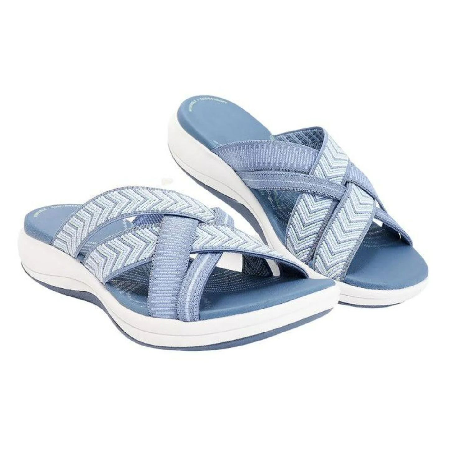 Dames Slippers – Zomerslippers met Kruisband en Lichtgewicht Zool