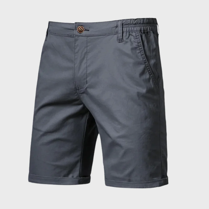 Heren Chino Short – Casual Katoenen Korte Broek met Elastische Taille