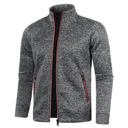 Heren Trainingsvest - Ritssluiting - Opstaande Kraag - Lichtgewicht - Sportief Design