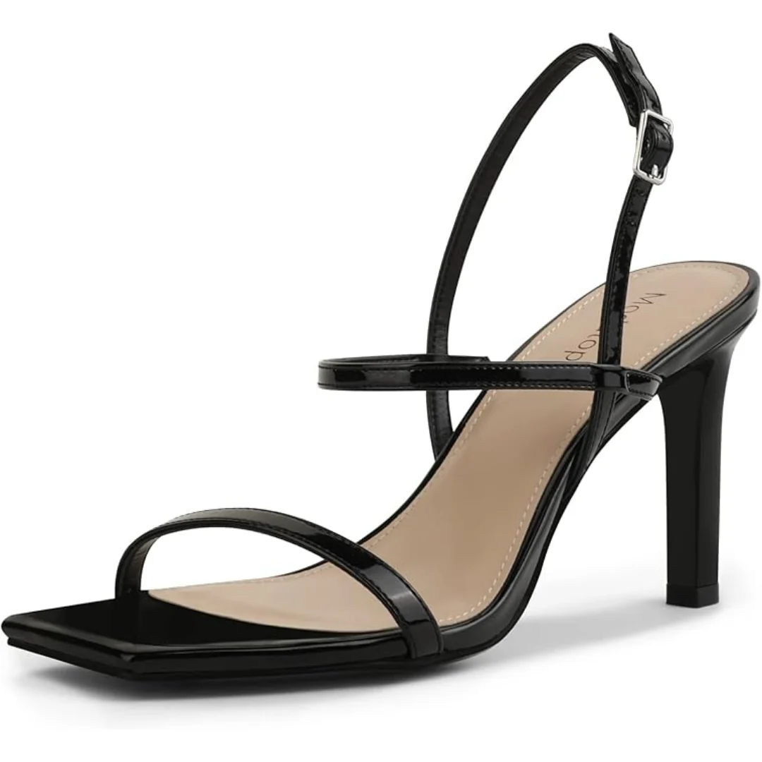 Dames Hoge Sandalen – Minimalistisch Design met Slanke Hak