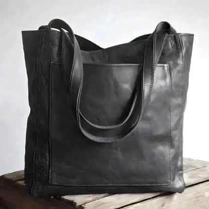 Leren shopper tas – Minimalistisch ontwerp met ruime opbergcapaciteit