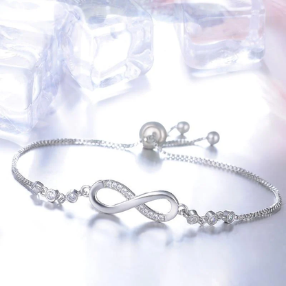 Dames Armband – Infinity Design met Strassdetails