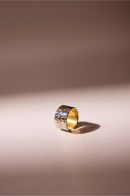 Dames Ring – Organische Emaille Compositie