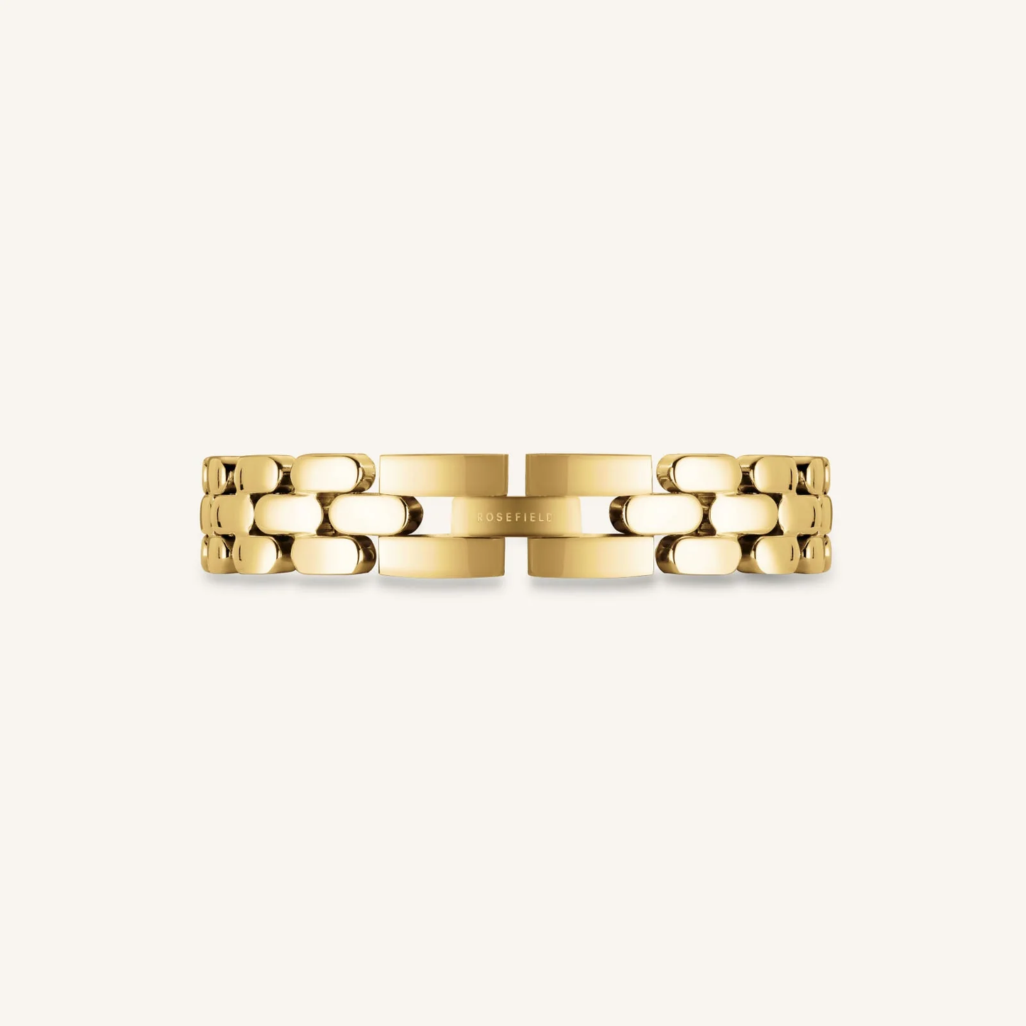 Dames Armband – Brede Schakelarmband met Dubbele Rij