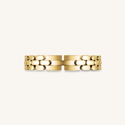 Dames Armband – Brede Schakelarmband met Dubbele Rij