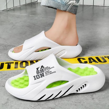 Unisex Slippers – Zachte Demping met Masserend Voetbed