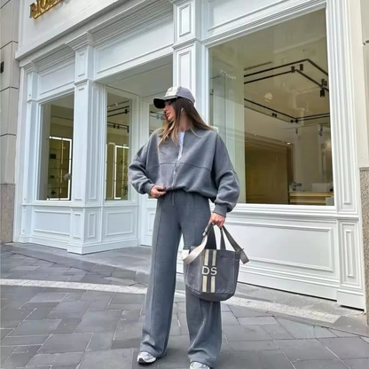 Loungewear Set met Ritsvest – Relaxed Fit