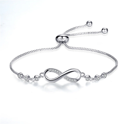 Dames Armband – Infinity Design met Strassdetails