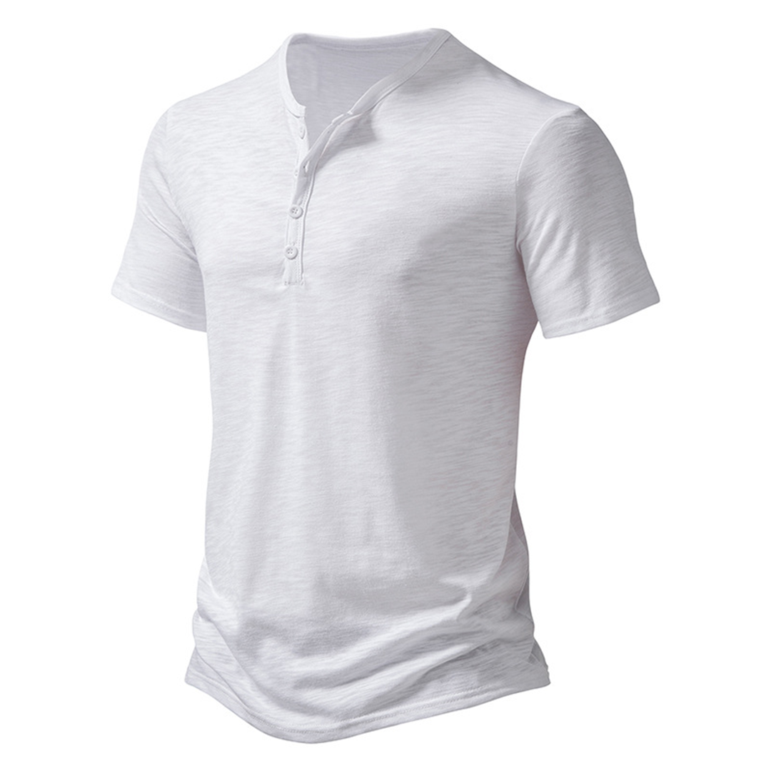 Edouard - Casual Effen Herenoverhemd