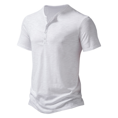 Edouard - Casual Effen Herenoverhemd