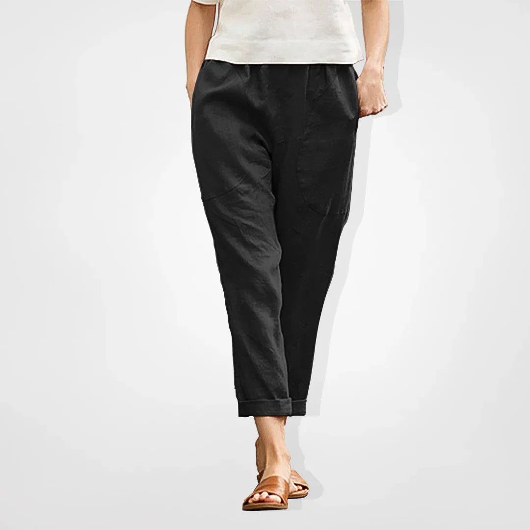 Juliette - Comfortabele Linnen Broek