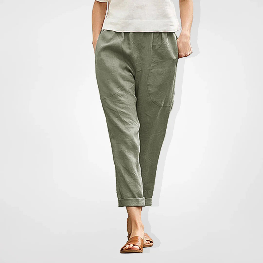 Juliette - Comfortabele Linnen Broek