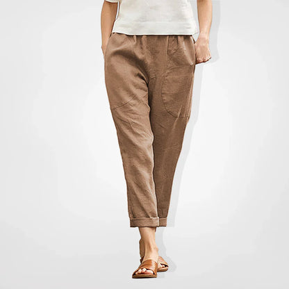 Juliette - Comfortabele Linnen Broek