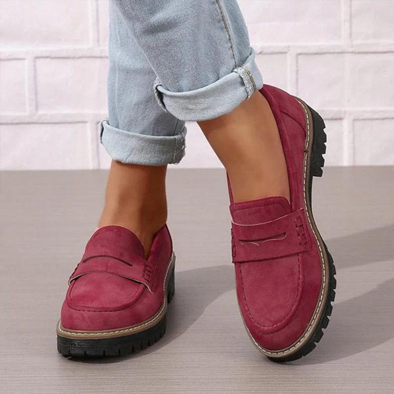 Dames Loafers - Antislip Zool - Platte Instapper - Casual