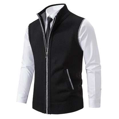 Arno – Mouwloze Vest met Ritssluiting