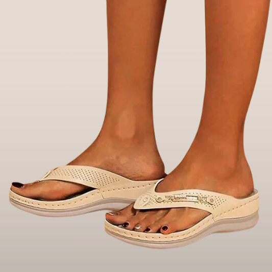 Orthopedische teenslippers met sleehak – Comfort voor elke stap