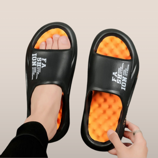 Unisex Slippers – Zachte Demping met Masserend Voetbed