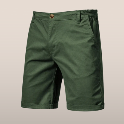 Heren Chino Short – Casual Katoenen Korte Broek met Elastische Taille