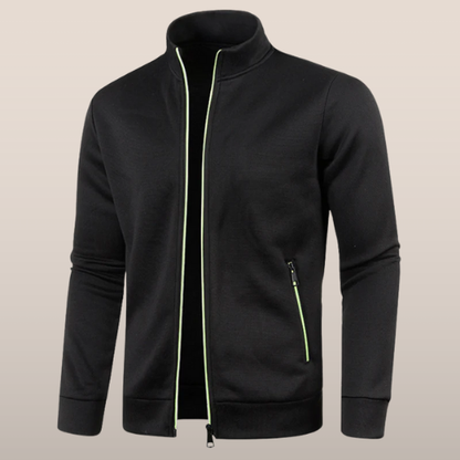 Heren Trainingsvest - Ritssluiting - Opstaande Kraag - Lichtgewicht - Sportief Design