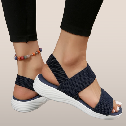 Dames Elastische Sandalen – Lichtgewicht en Slip-on Design