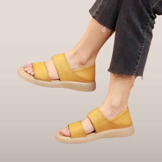 Dames Instapsandalen – Zachte Zool en Dubbele Band