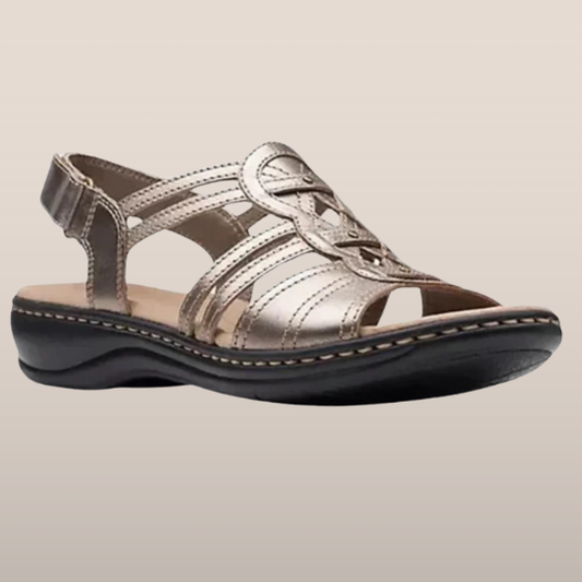 Dames Comfortsandalen – Gesloten Hiel met Verstelbare Klittenband